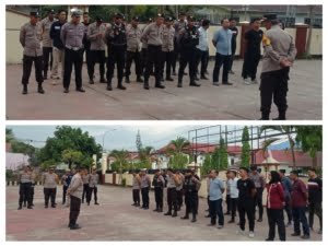 Memasuki Tahapan Kampanye, Polres Sinjai Gelar Apel Kesiapan Personel