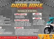 PEMBALAP LOKAL NUNUKAN DAN LUAR NUNUKAN AKAN MERAMAIKAN AJANG DRAG RACE BUPATI CUP NUNUKAN CHAMPIONSHIP 2024